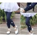 Wholesale Children Skinny Active Bow Pattern Panelled Ruffle Dress Pants